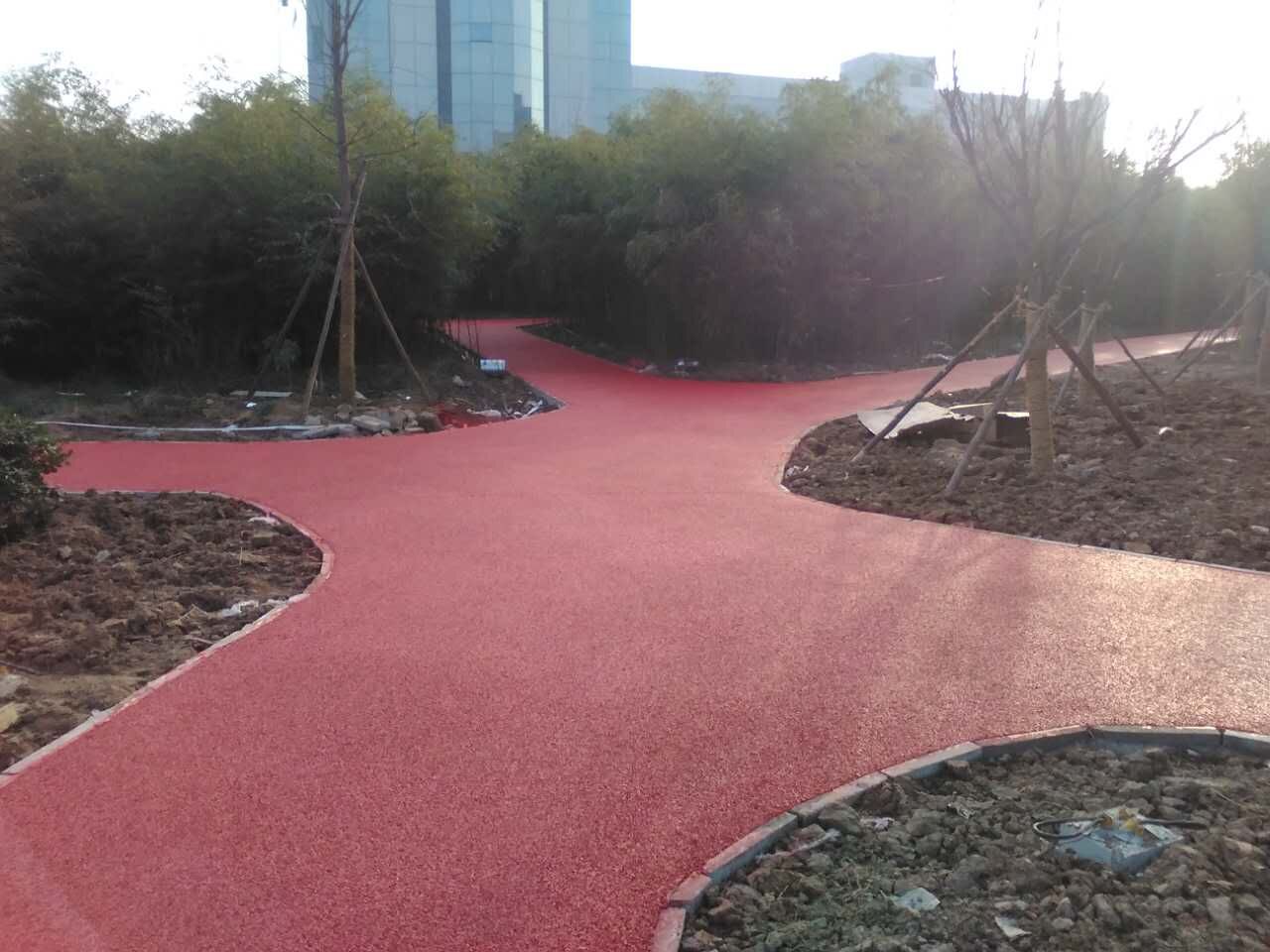 杨凌农展中心透水地坪广场
